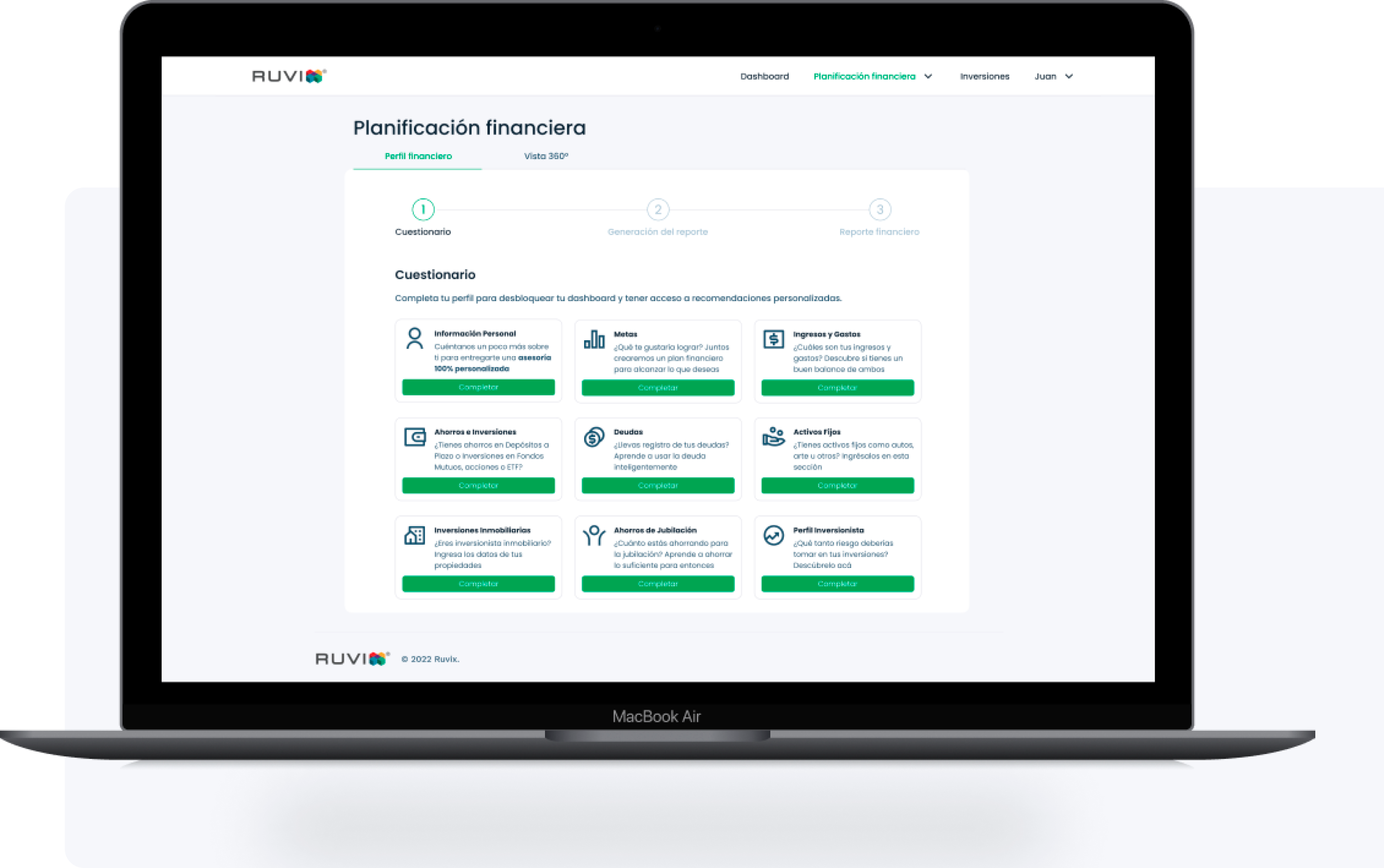 Crea tu plan financiero personalizado